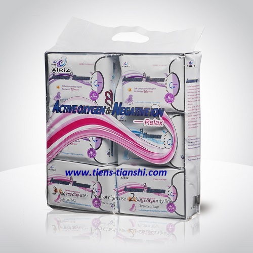 Tiens Active Oxygen and Negative Ion Sanitary Napkins